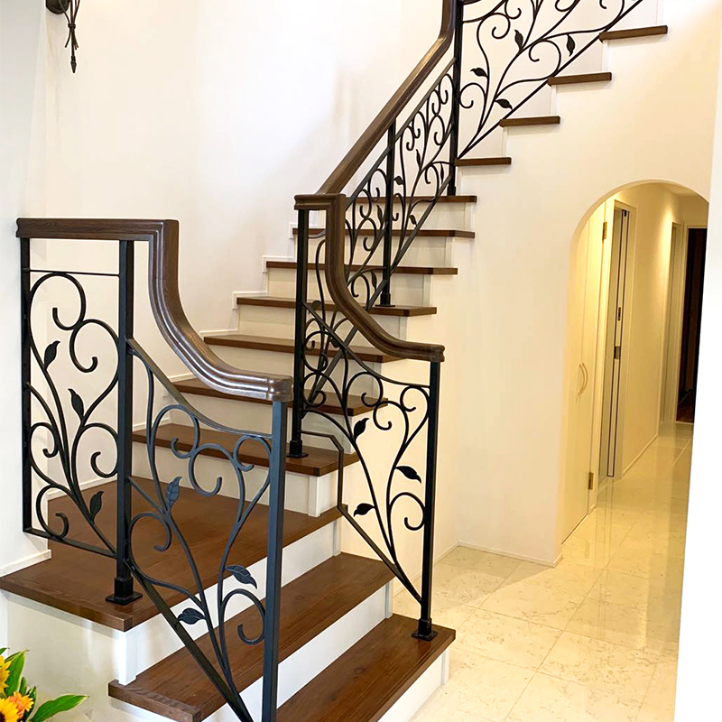 How does indoor stair guardrail enhance children's safety?